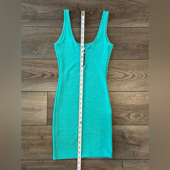 Bershka Turquoise Knit Tank Dress - Picture 16 of 16